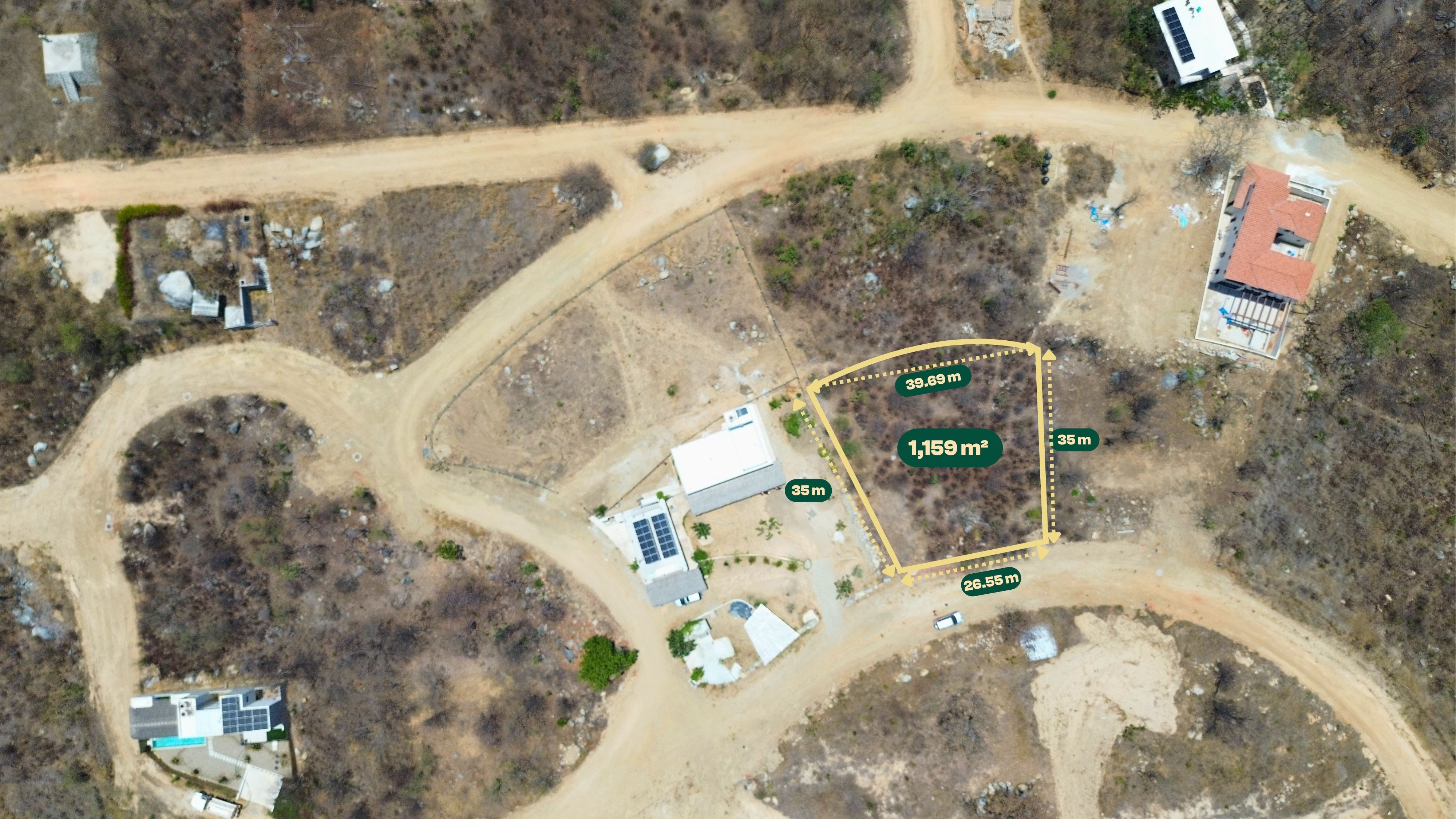 Großzügiges 1.159 m² Grundstück mit Meerblick in Playa Plataforma