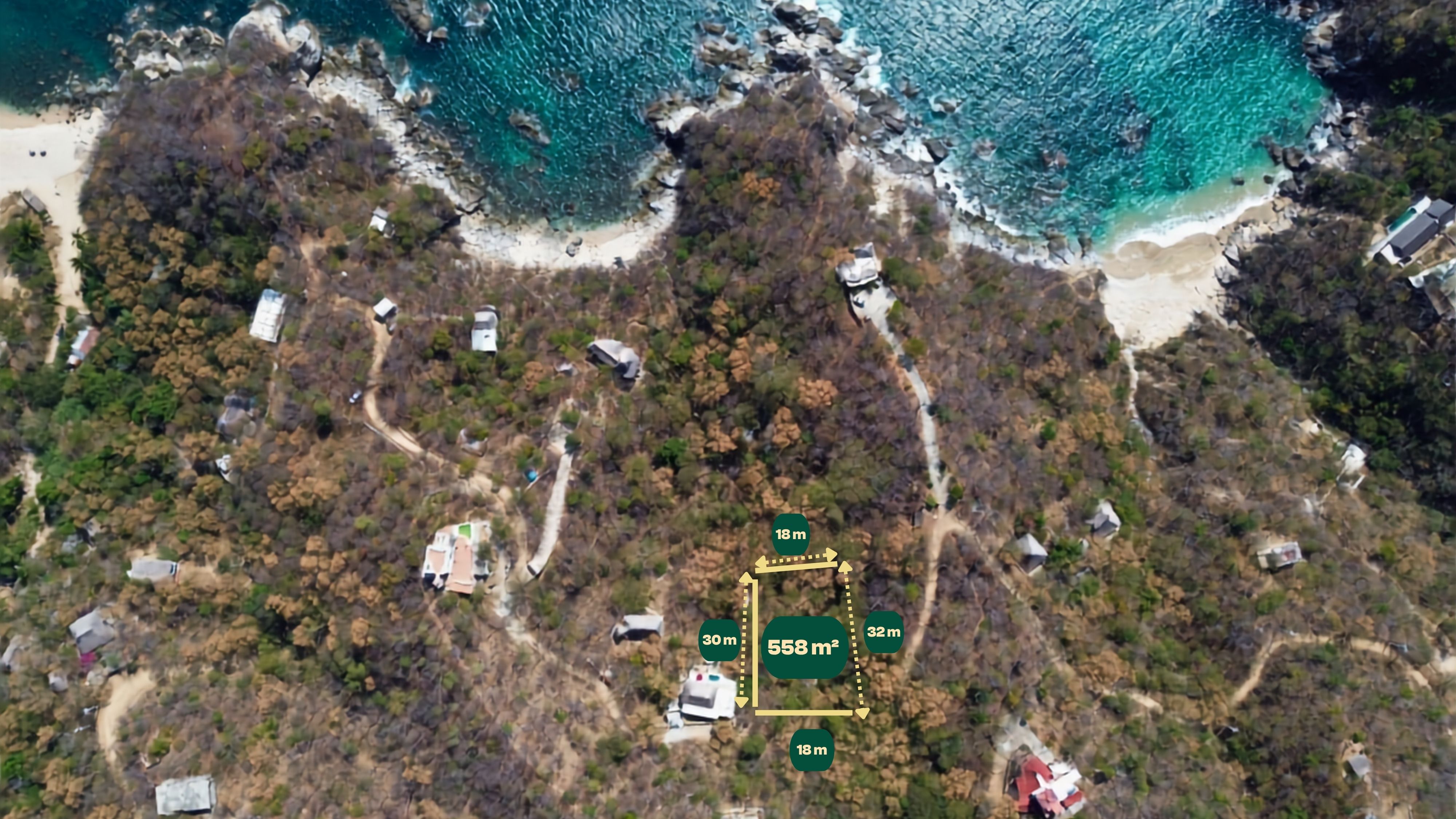 Großzügiges Grundstück mit Meerblick, nahe Zipolite und Mazunte
