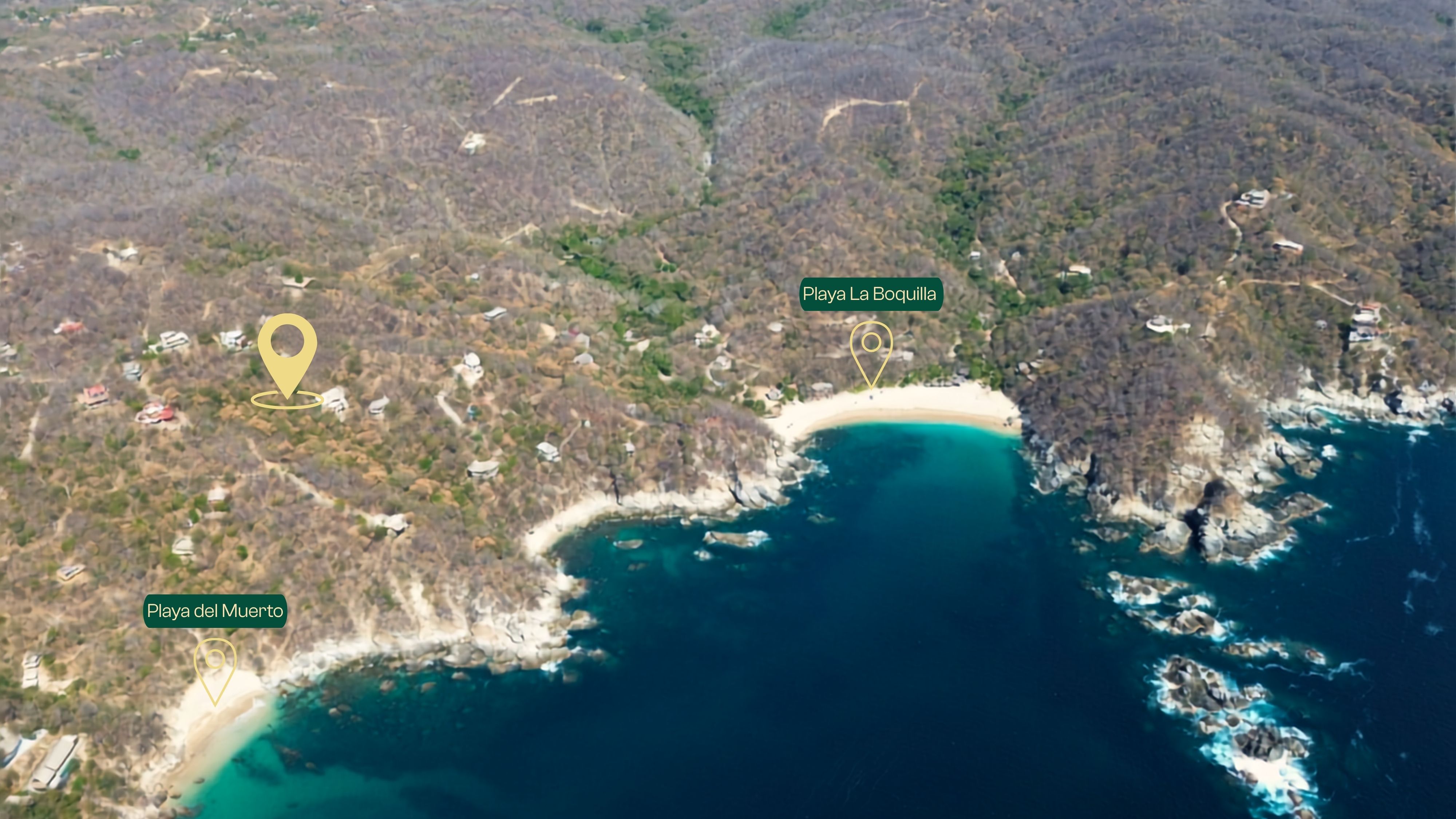 Großzügiges Grundstück mit Meerblick, nahe Zipolite und Mazunte